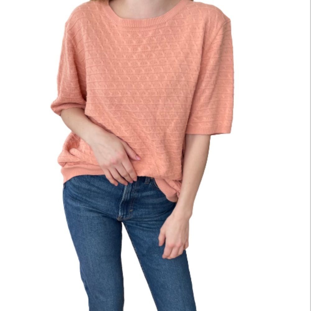 Vintage Short Sleeve Sweater